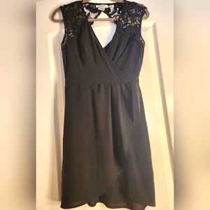 Black cocktail dress